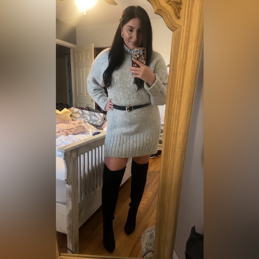 Bulky Sweater Dress